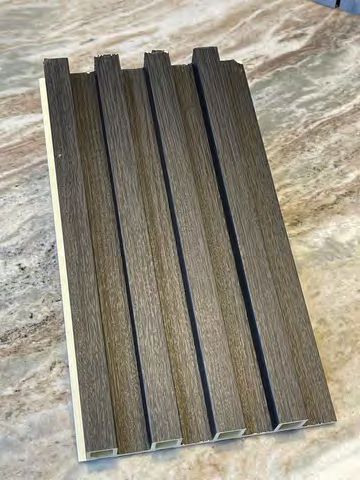 Decorative panel installation process on outdoor structure