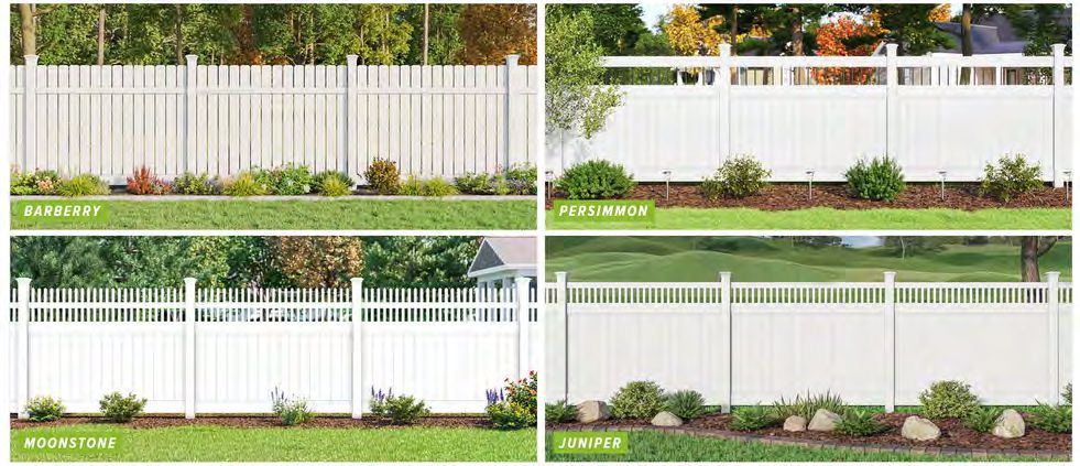 Aluminum fence with sleek modern design for residential security