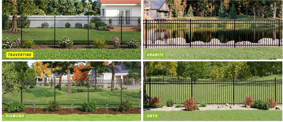 Vinyl fence resistant to rot fading and insects in Florida climate