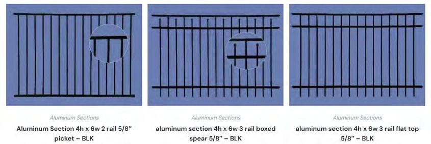 Rust-resistant aluminum fence for Florida coastal properties