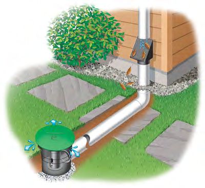 Paver drain integrated into hardscaped patio surface