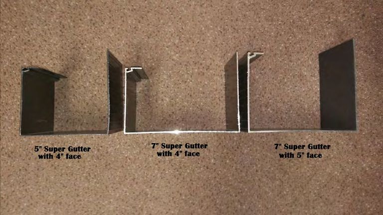 Gutter downspout and drainage directing rainwater from roof