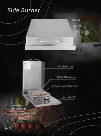 Outdoor kitchen refrigerator and freezer stainless steel appliances