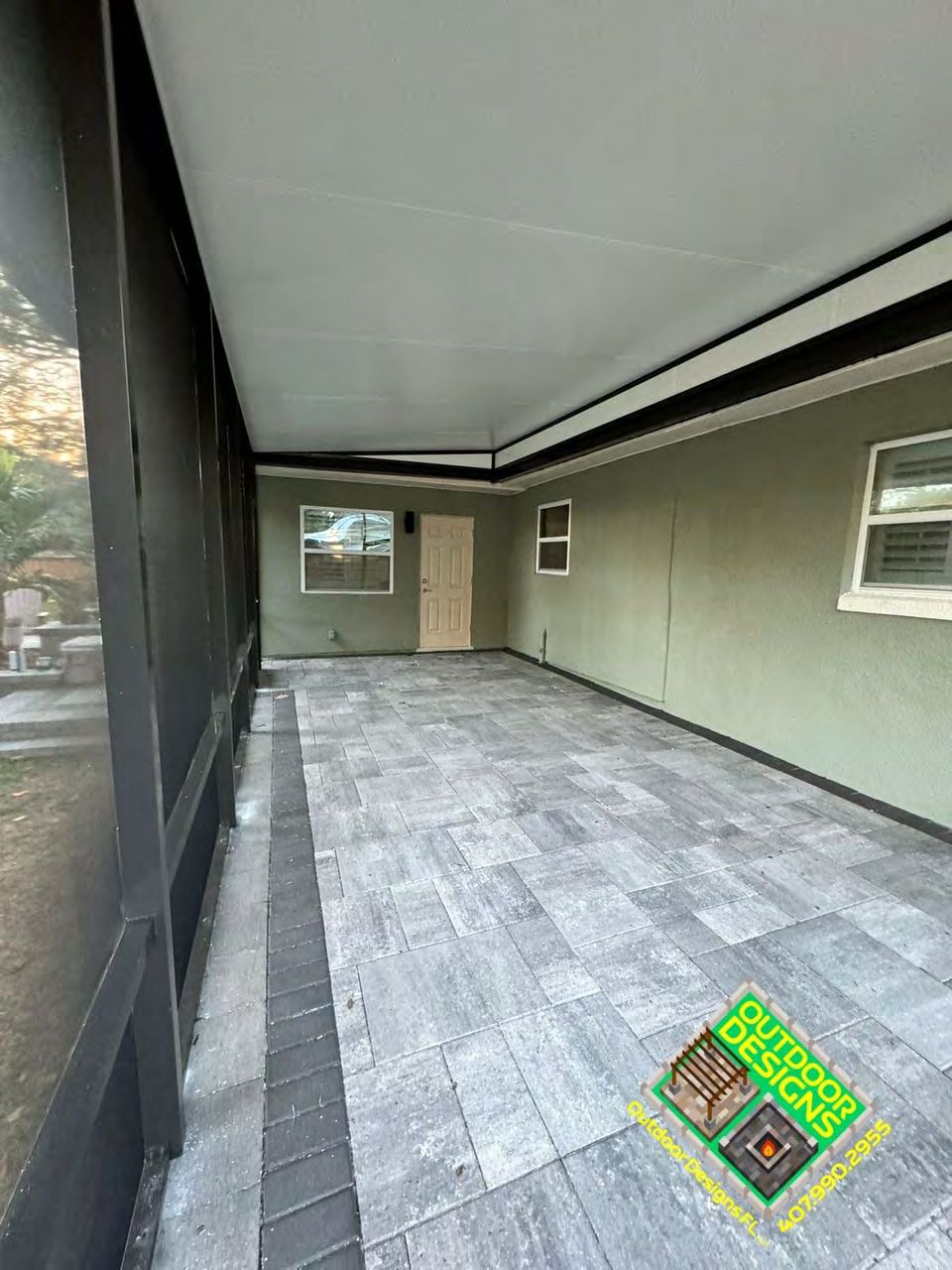 Pergola riser extending height for taller open patio feel